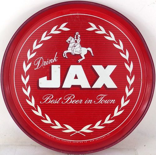 1945 Jax Beer 12 inch tray Louisiana New Orleans