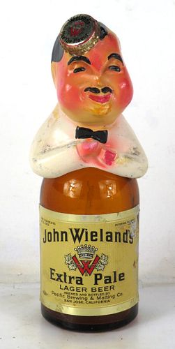 1949 John Wieland's Extra Pale Beer Bottle Topper California San Jose