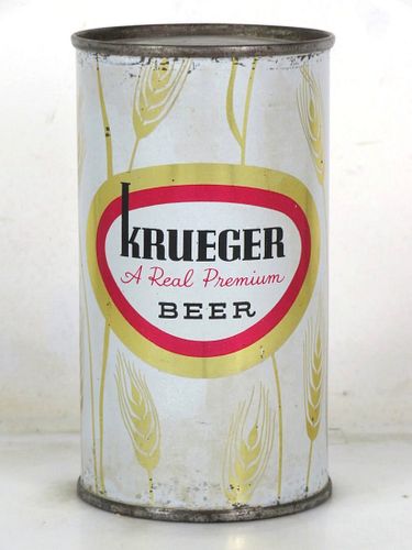 1961 Krueger Beer 12oz 90-24.1 Flat Top New Jersey Newark