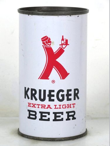 1952 Krueger Extra Light Beer 12oz 90-19.2 Flat Top New Jersey Newark