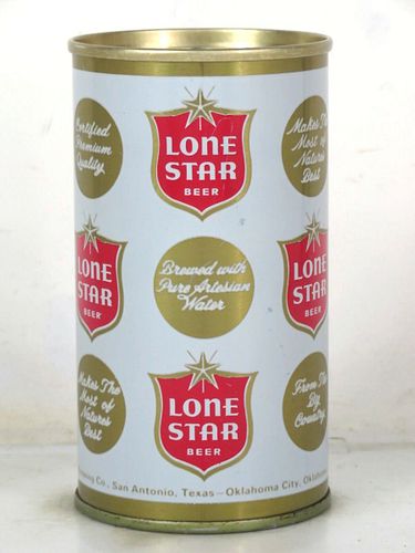 1969 Lone Star Beer 12oz T88-25 Ring Top Texas San Antonio