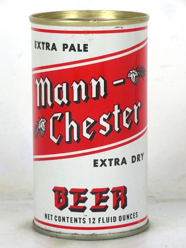 1968 Mann-Chester Extra Dry Beer 12oz T91-21 Ring Top California Los Angeles
