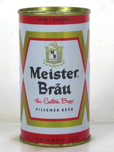 1967 Meister Bräu Beer 12oz T92-20j Juice Top Illinois Chicago