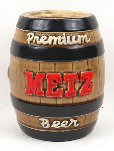 1960 Metz Beer Ceramic Bank Nebraska Omaha