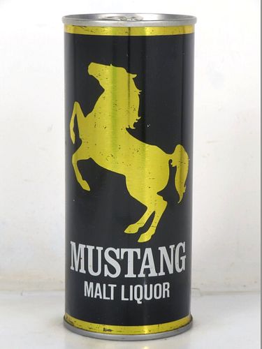 1969 Mustang Malt Liquor 16oz One Pint T157-08 Ring Top Pennsylvania Pittsburgh