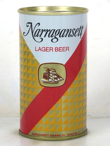 1968 Narragansett Lager Beer 12oz T96-04 Ring Top Rhode Island Cranston
