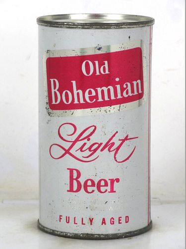 1964 Old Bohemian Light Beer 12oz 104-25 Flat Top New Jersey Hammonton