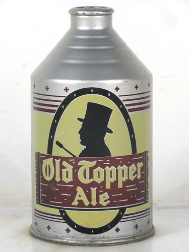 1939 Old Topper Ale 12oz 197-31 Crowntainer New York Rochester