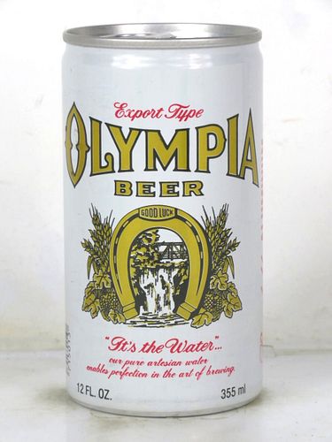 1976 Olympia Beer (Test) 12oz T238-18 Ring Top Washington Tumwater