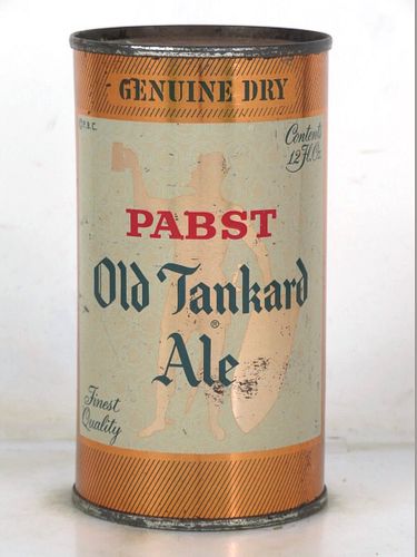 1959 Pabst Old Tankard Ale 12oz 111-04 Flat Top Wisconsin Milwaukee