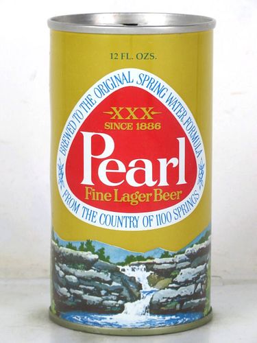 1969 Pearl Lager Beer 12oz T107-24 Ring Top Texas San Antonio