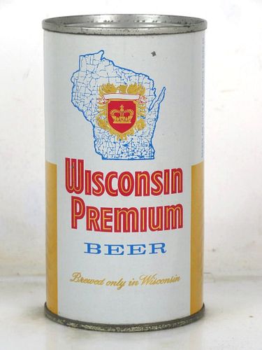 1965 Wisconsin Premium Beer 12oz 146-23 Flat Top Wisconsin La Crosse