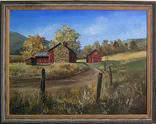 Craig Myers(American, 20th c.), oil on canvas Penn