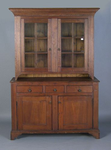 Pennsylvania cherry 2-part Dutch cupboard(restored