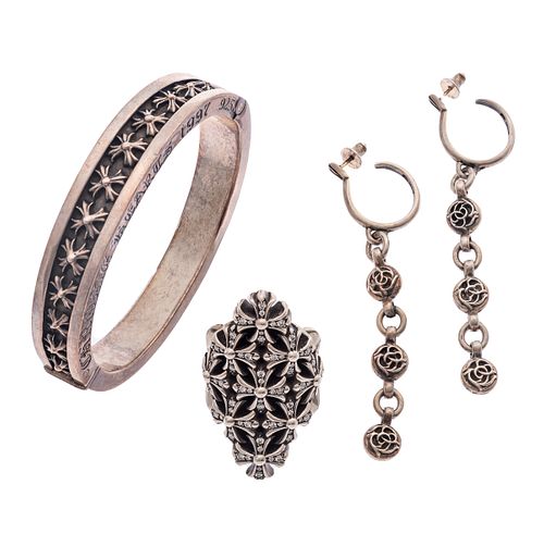 Sterling Silver Jewelry Suite, Chrome Hearts