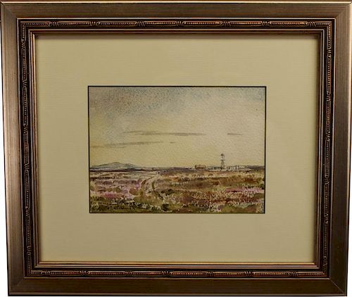 Peter Hurd (1904 - 1984) New Mexico Landscape