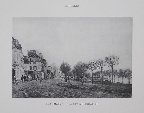 Alfred Sisley: Port-Marly-Avant L'Inondation