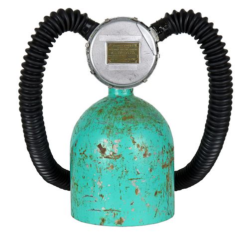 Early 1952 US Divers Green Label Double Hose Regulator