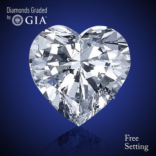 2.01 ct, E/VS1, Heart cut GIA Graded Diamond. Appraised Value: $81,400 