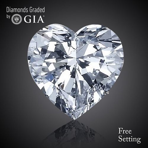 2.01 ct, F/VS1, Heart cut GIA Graded Diamond. Appraised Value: $76,800 