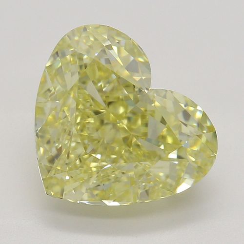 3.05 ct, Natural Fancy Yellow Even Color, VVS2, Heart cut Diamond (GIA Graded), Appraised Value: $94,200 