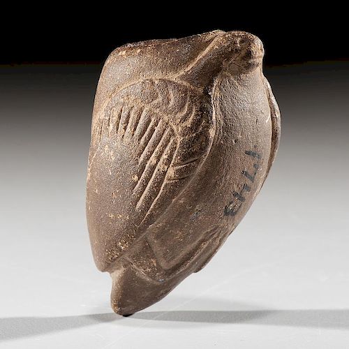 A Late Prehistoric Bird Pipe, From the Collection of Jan Sorgenfrei, Ohio