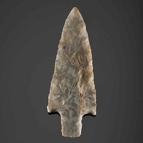 Adena Stemmed Flint Ridge Blade From Holmes County, Ohio, From the Collection of Jan Sorgenfrei, Ohio