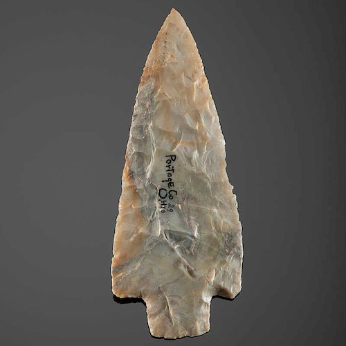 An Adena Stemmed Blade from Portage County, Ohio - Property from Another Owner