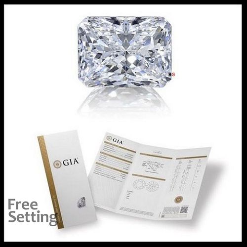 4.02 ct, D/FL, Type IIa Radiant cut GIA Graded Diamond. Appraised Value: $567,800 
