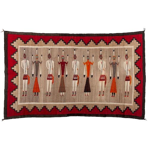 Navajo Yeibichai Weaving / Rug