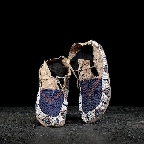 Sioux Beaded Moccasins