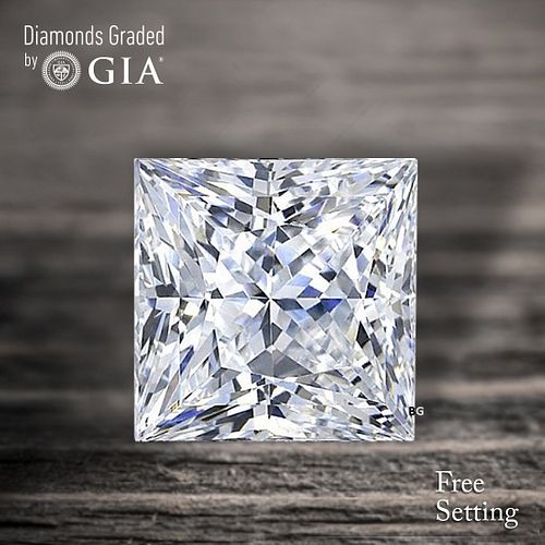 NO-RESERVE LOT: 1.52 ct, G/VS1, Princess cut GIA Graded Diamond. Appraised Value: $38,400 
