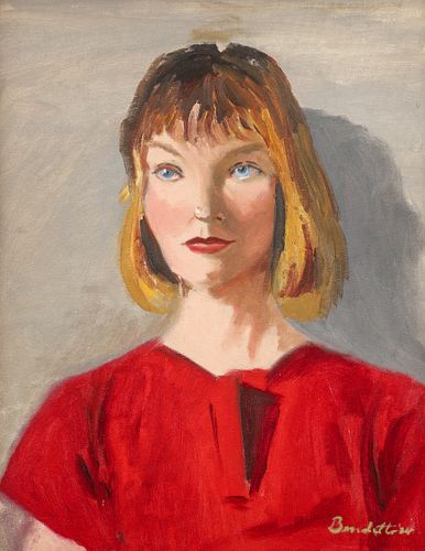 Tony Bennett Portrait of Molly Oil Painting 1984