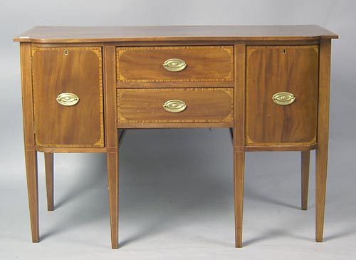Federal style mahogany sideboard, early 20th c., 3