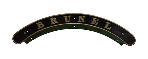 Nameplate BRUNEL 4-4-0 GWR Armstrong Class