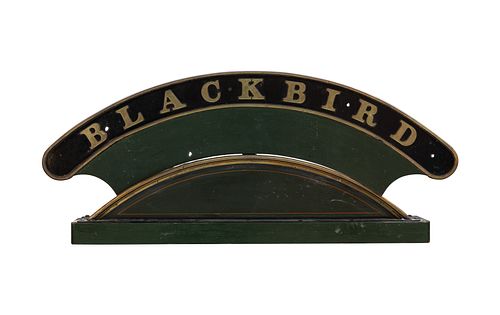 Nameplate BLACKBIRD 4-4-0 GWR Bird Class