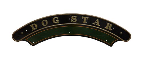 Nameplate DOG STAR 4-6-0 GWR Star Class