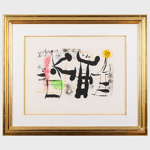 Joan Miro (1893-1983): Les Philosophes II 