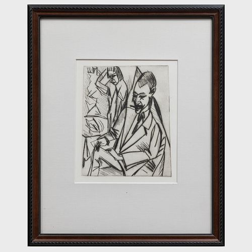 Ernst Ludwig Kirchner (1880-1938): Gewecke und Erna 