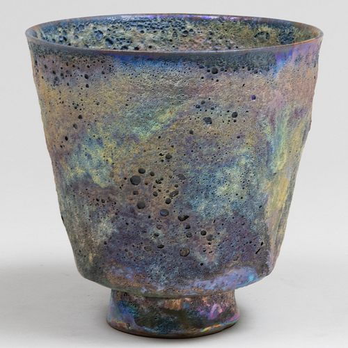 Beatrice Wood Volcanic Luster Pottery Bowl 