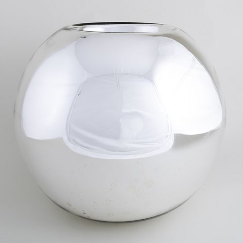 Mercury Glass Spherical Vessel
