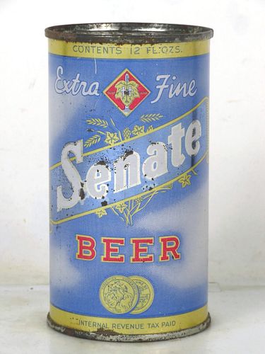 1946 Senate Beer 12oz 132-16 Flat Top Washington DC
