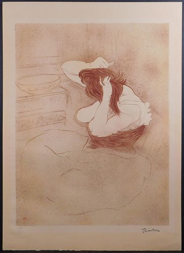  Henri de Toulouse-Lautrec, After: Woman Combing Her Hair