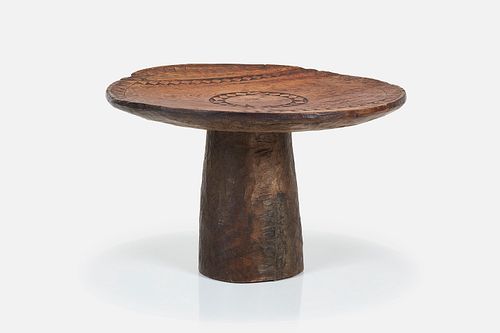 Senufo, Carved Pedestal Table