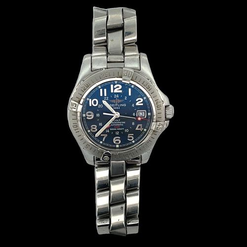 Breitling Colt GMT Ref. A32350 Black Dial Wrist Watch