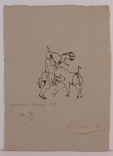 Style of Pablo Picasso: Centaur Picador