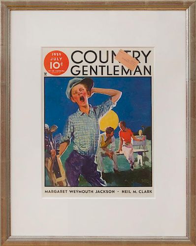 LESLIE'S MAGAZINE COVER; AND COUNTRY GENTLEMAN COVER