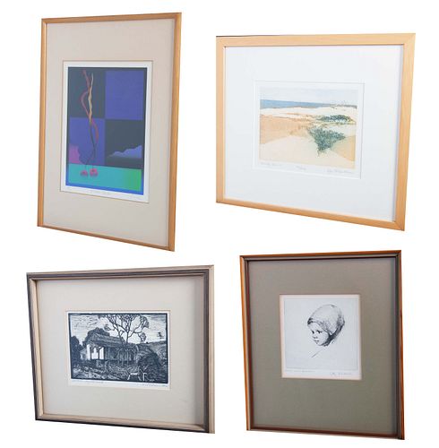 Group of 4 Assorted Framed Prints