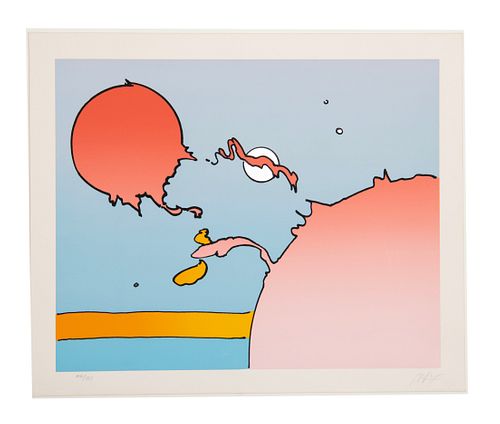 Moonscape I by Peter Max c.1978