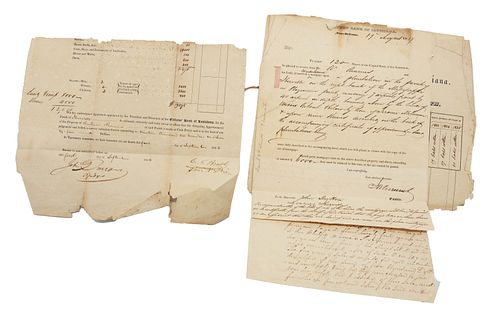Plantation Stock Documents - Mississippi, c.1837